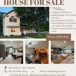 320 N Tyler St, Tyler, MN, 56178