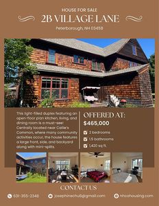 2 Village Lane, Peterborough, NH, 03458